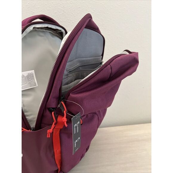 The North Face Surge Laptop Backpack Boysenberry/Fiery Red 31L Large NEW - Picture 8 of 16